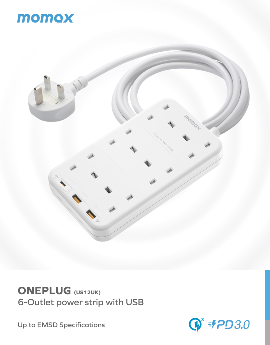ONEPLUG 6-Outlet Power Strip