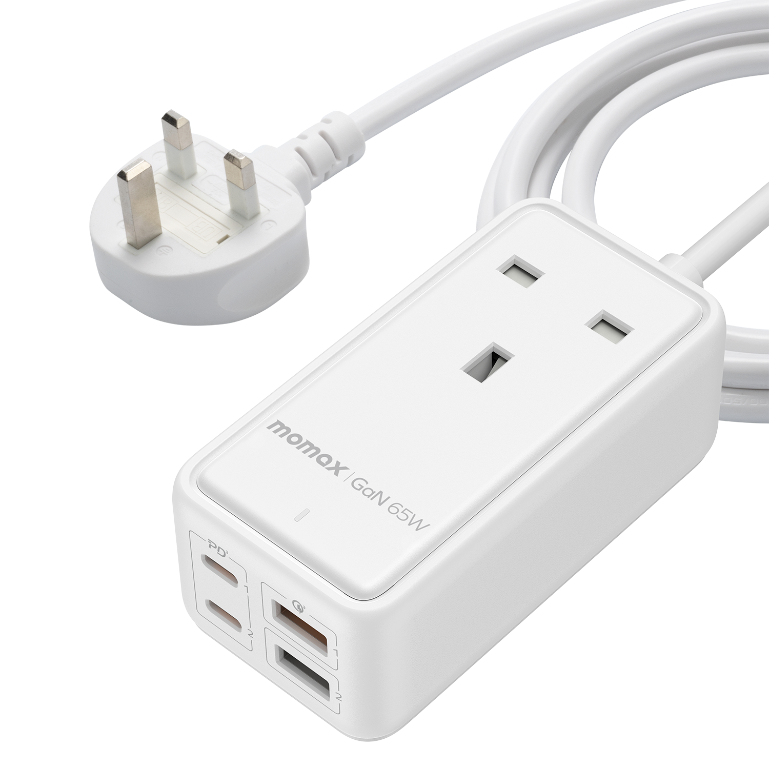 ONEPLUG 65W GaN Extension Cord