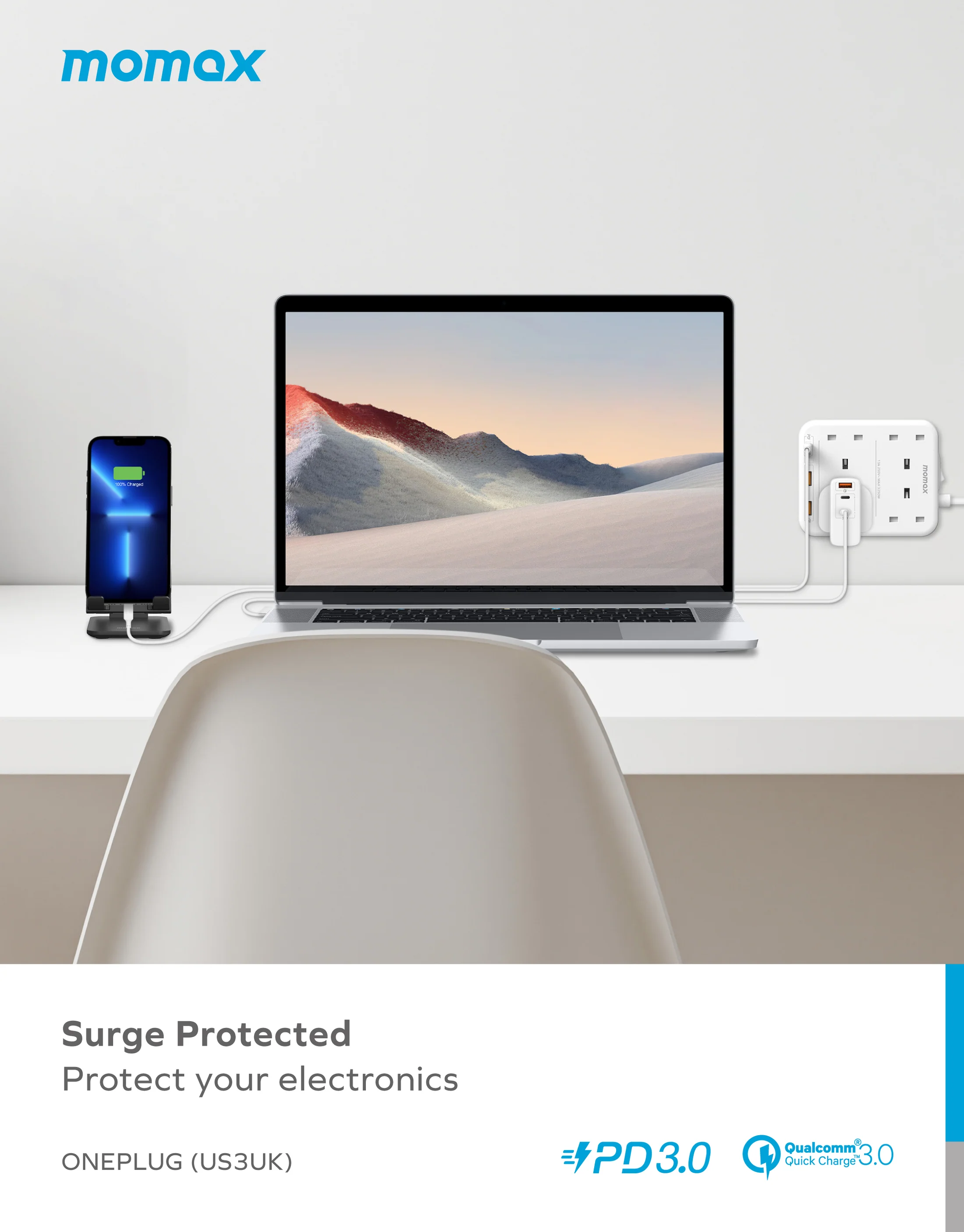 ONEPLUG 4-Outlet Power Strip