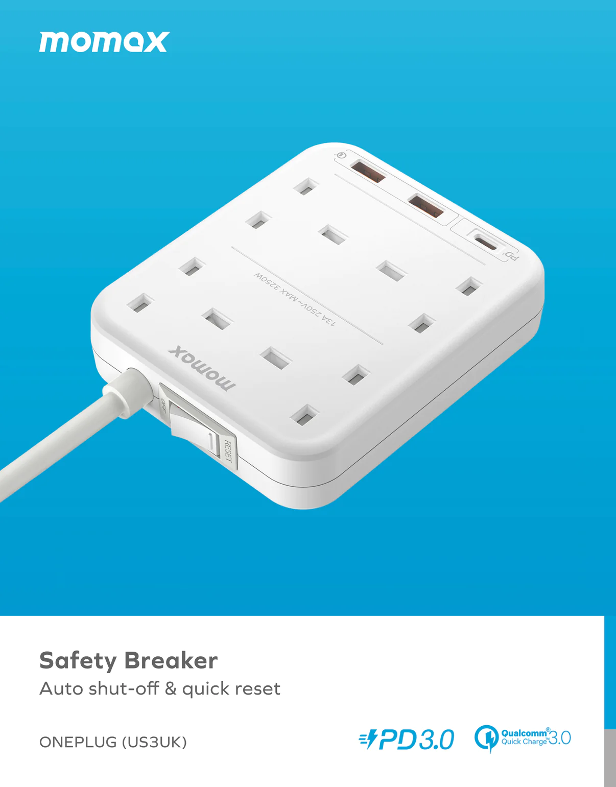 ONEPLUG 4-Outlet Power Strip