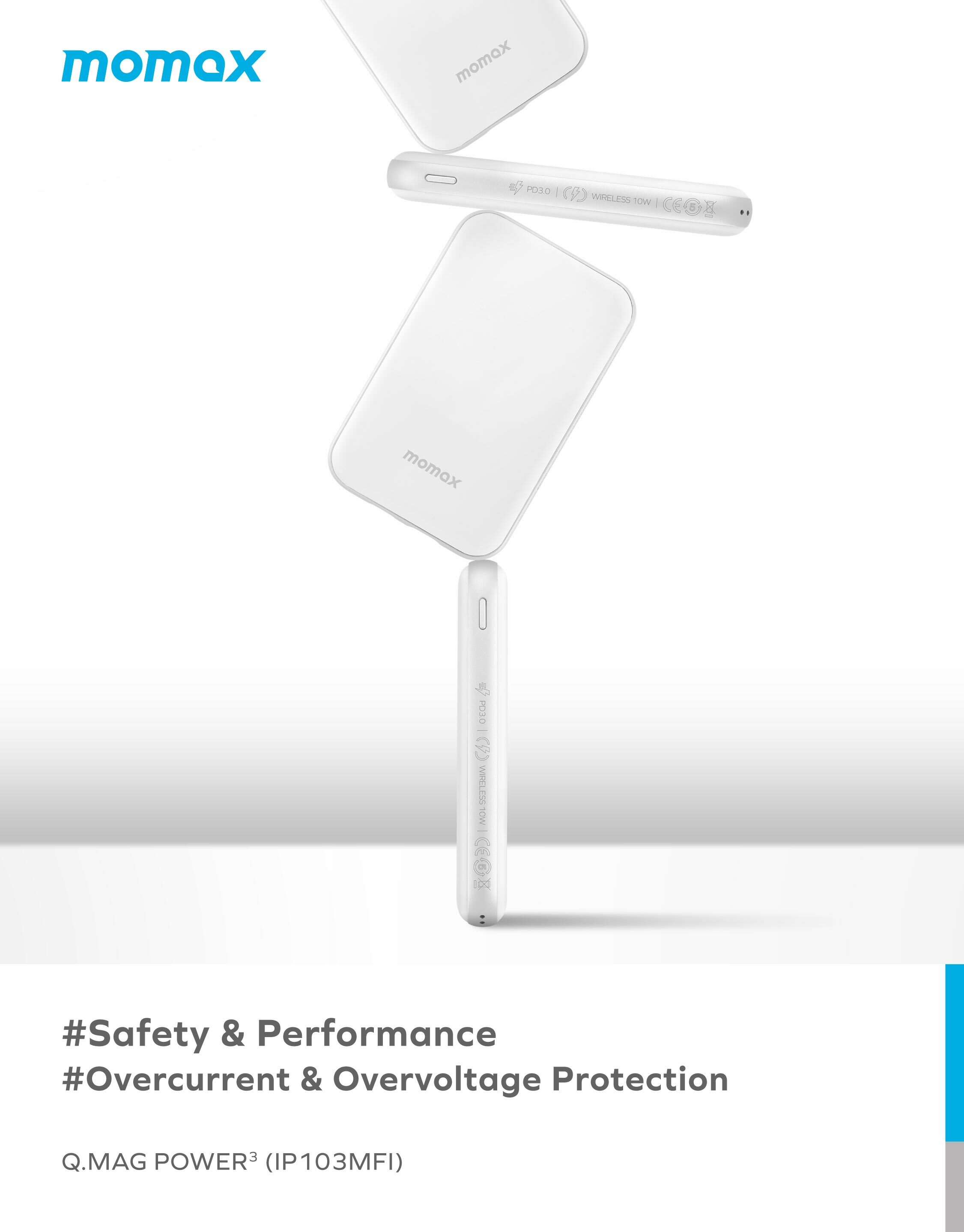 Q.Mag Power 3 Magnetic Wireless Battery Pack 7200mAh