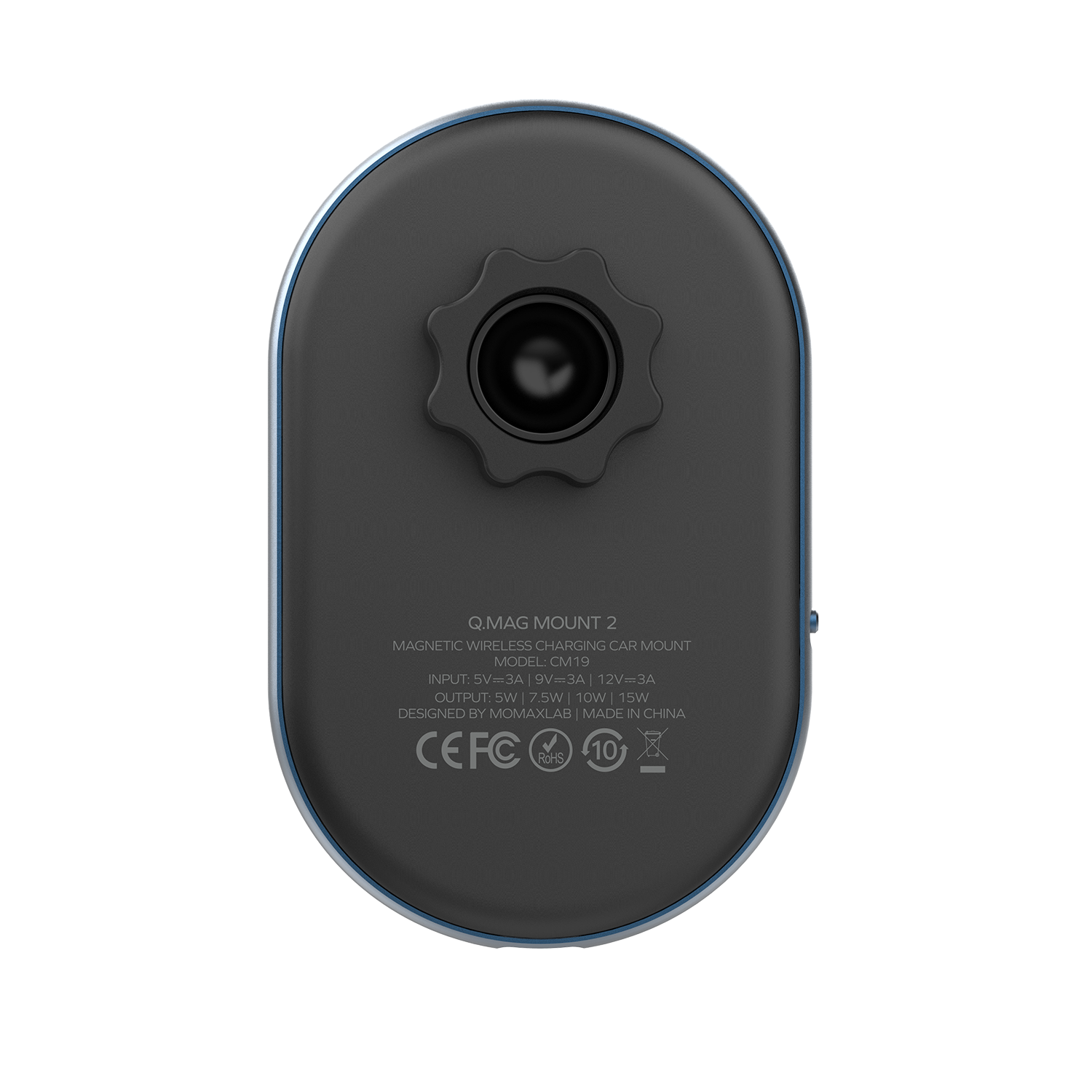 Q.Mag Mount 2 15W Magnetic Wireless Charging Car Mount