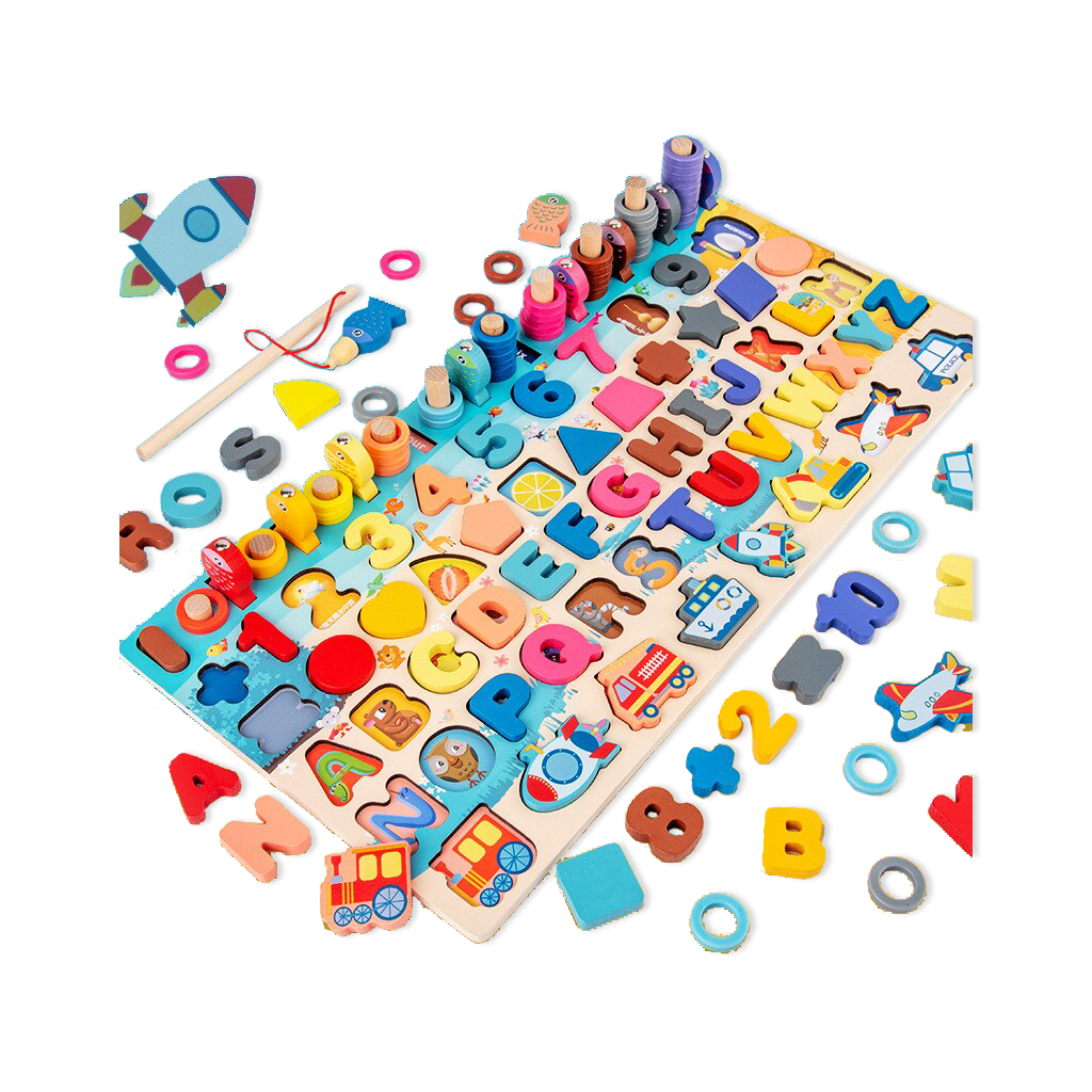 7 in 1 Wooden Montessori Puzzle Toy