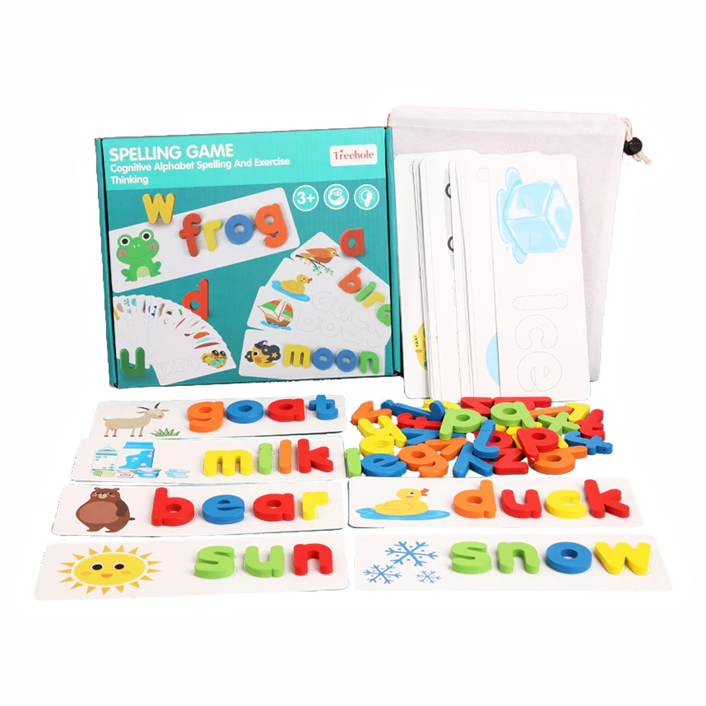Montessori Wooden Alphabet Spelling Game