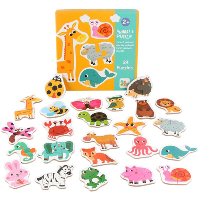 Montessori Matching Puzzles - Animals