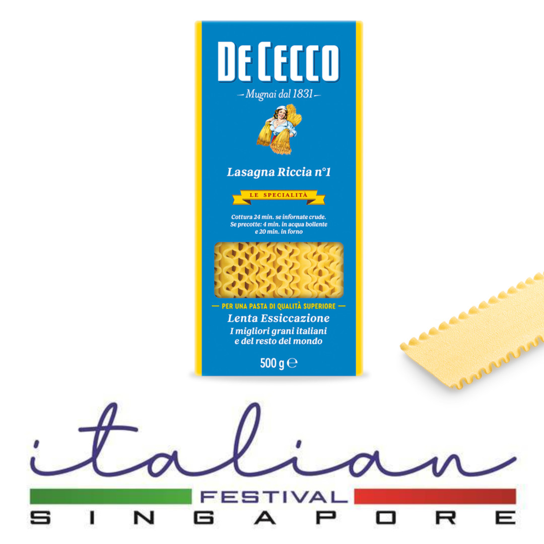 De Cecco Lasagna Larga DOP. Riccia n°1 500g