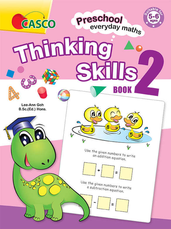 Preschool Everyday Maths Thinking Skills (Book 1 to 4)