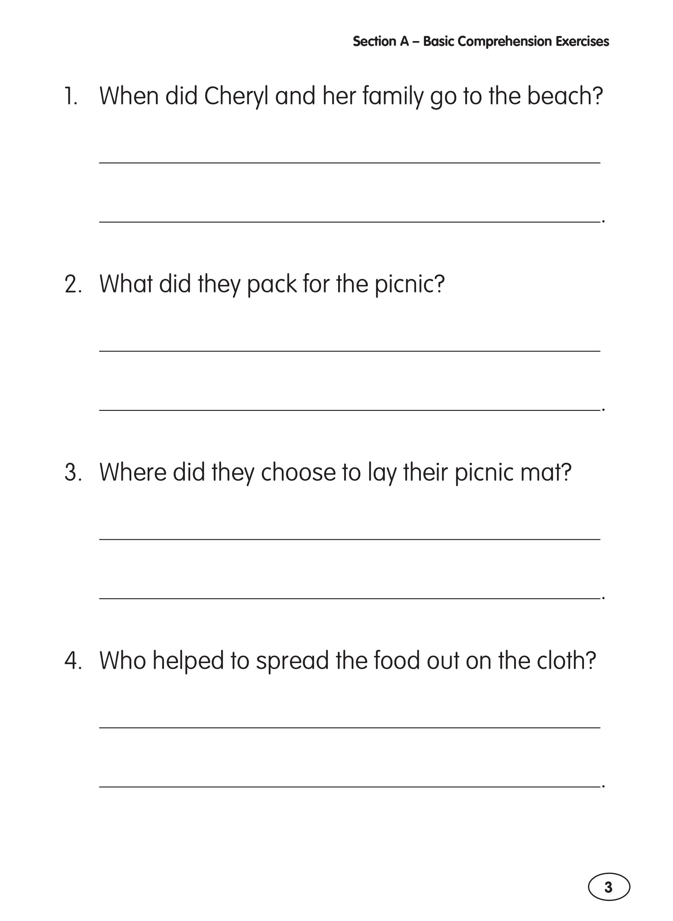 Comprehension for Early Learners