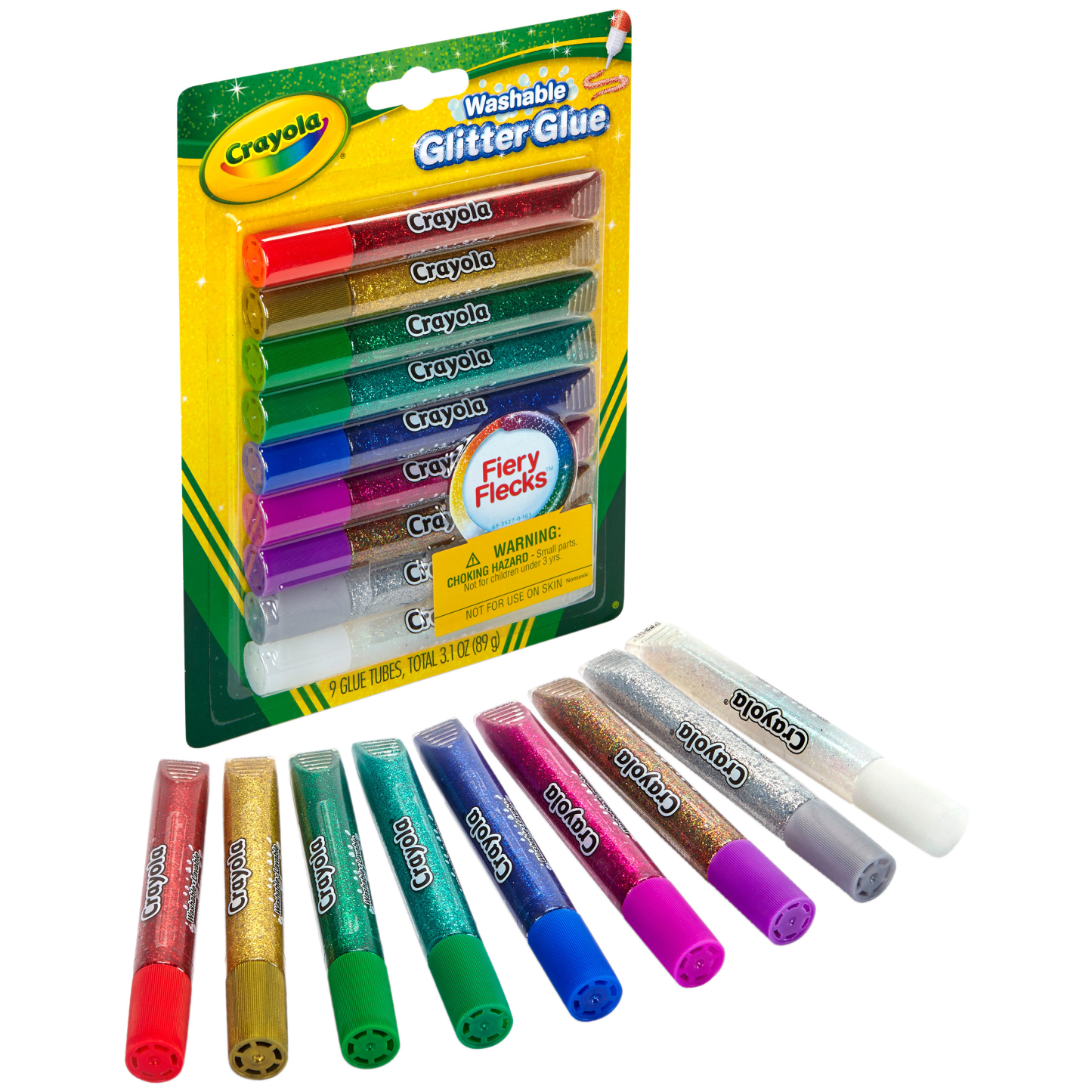 Crayola Washable Glitter Glue - 9 Colors