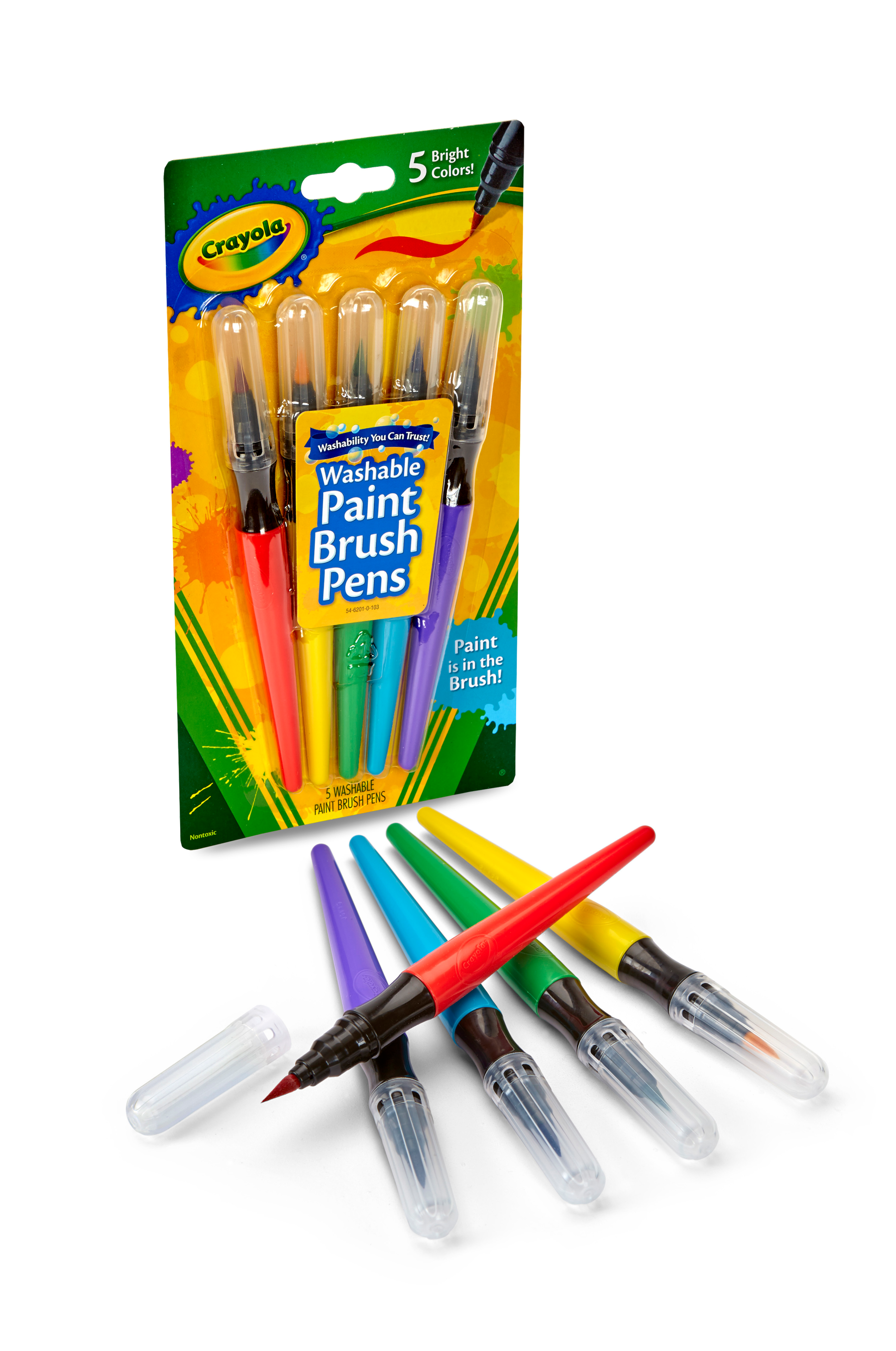 Crayola Paint Brush Pens - 5 Colors