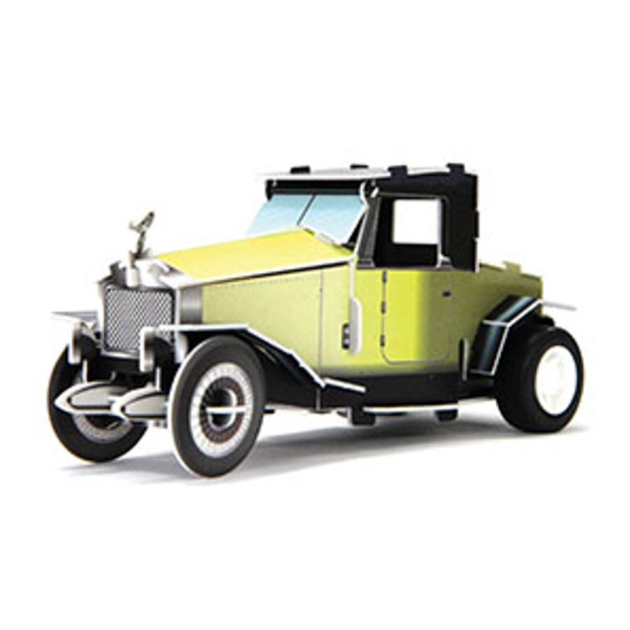 DIY Wind Up Jigsaw Puzzles - Classic Car Ghost