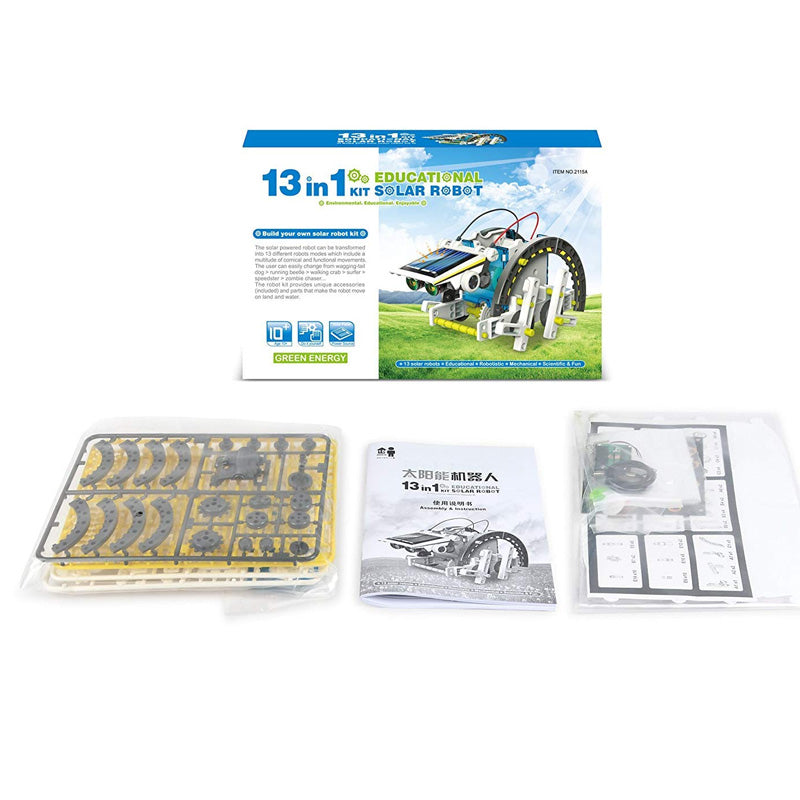 13 in 1 Solar Robot Kit