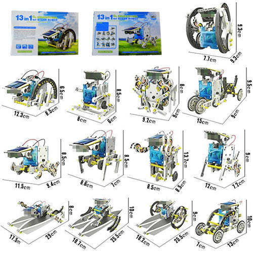 13 in 1 Solar Robot Kit