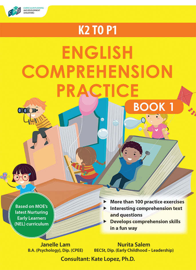 K2 to P1 English Comprehension Practice Book 1
