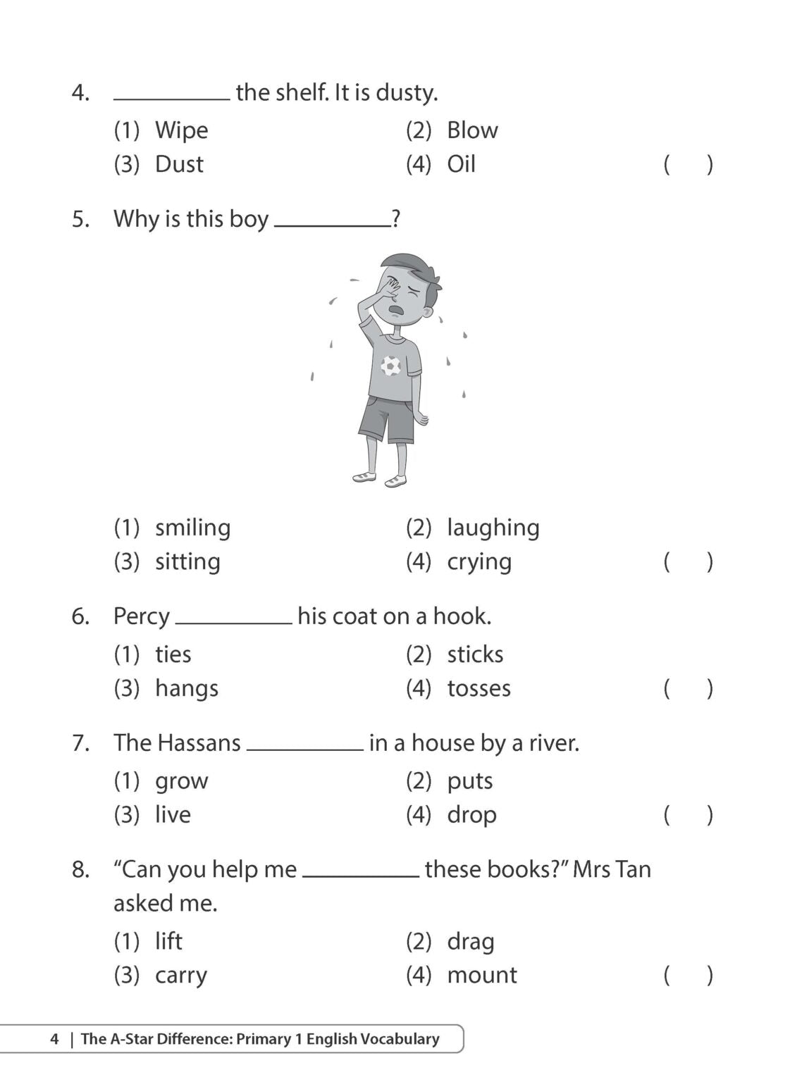 The A-Star Difference Primary 1 English Vocabulary