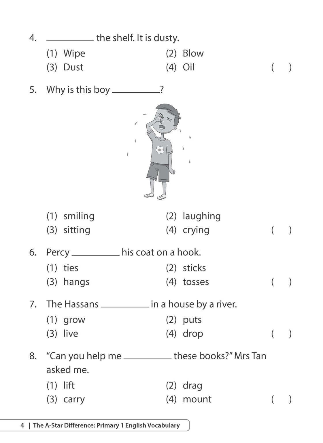 The A-Star Difference Primary 1 English Vocabulary