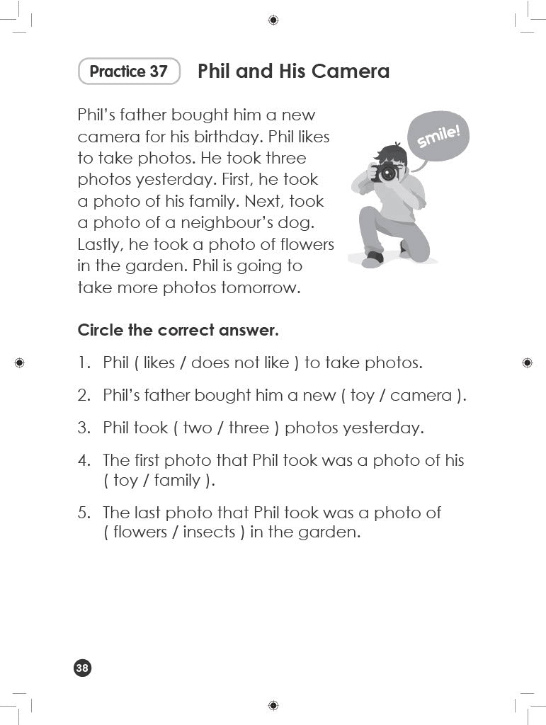 K2 to P1 English Comprehension Practice Book 1