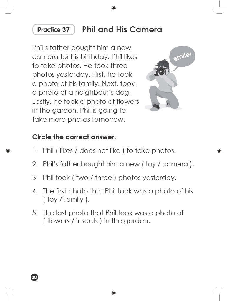 K2 to P1 English Comprehension Practice Book 1