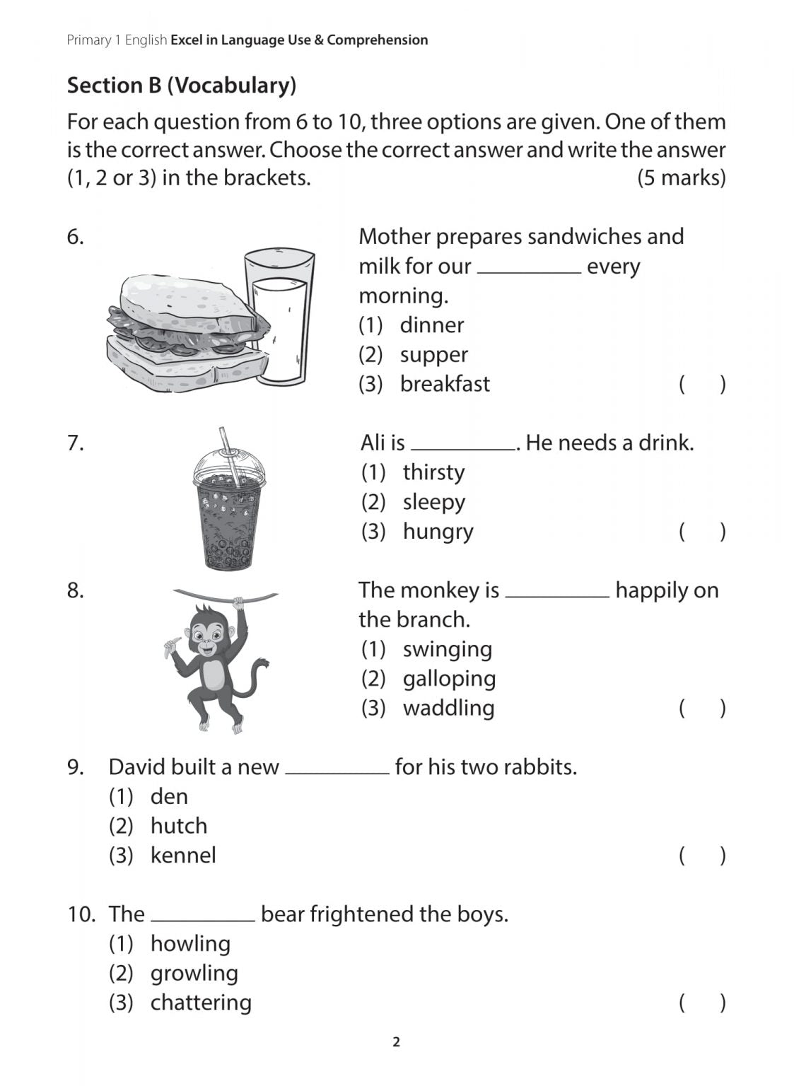 Primary 1 English Excel in Language Use and Comprehension