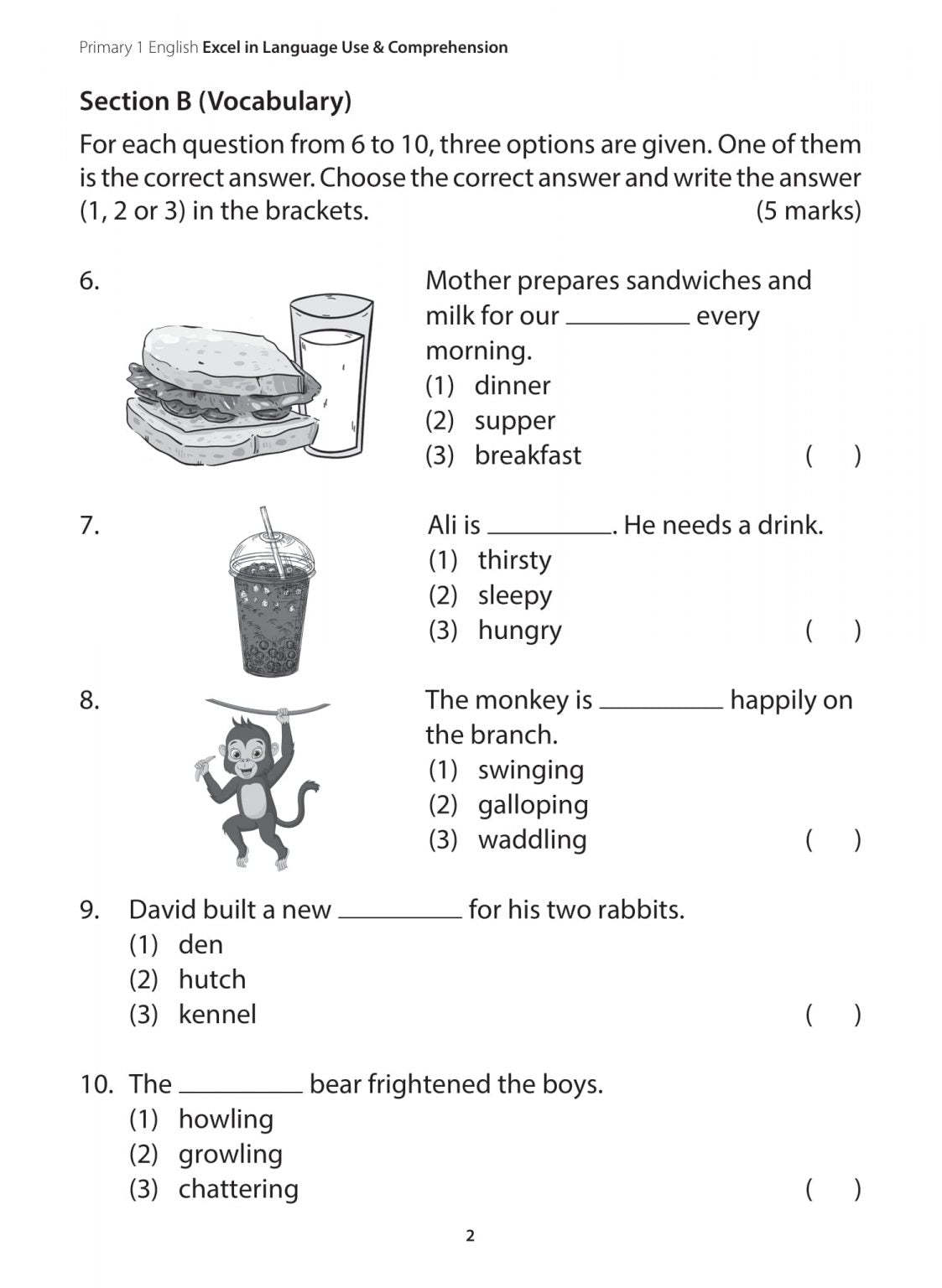 Primary 1 English Excel in Language Use and Comprehension