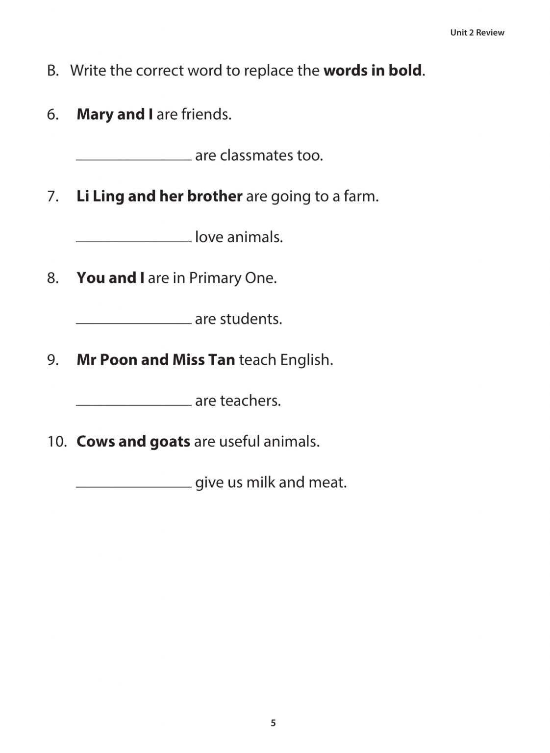 Primary 1 English Practice Papers Second Edition