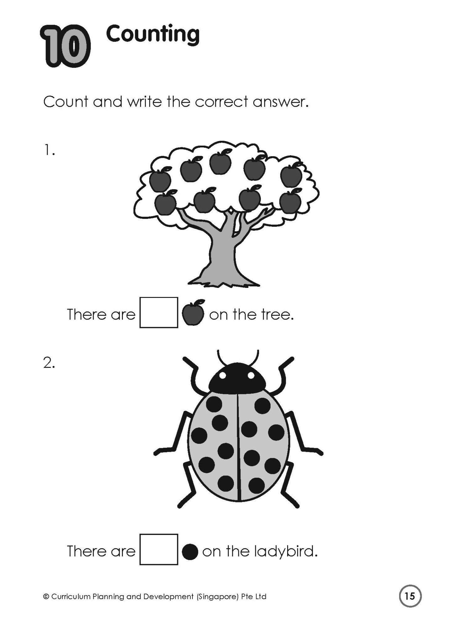 Kindergarten Mathematics Book 1  Beginners