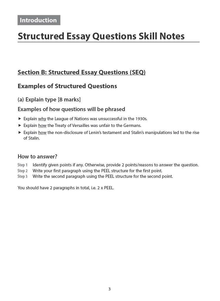 [PRE-ORDER] - O and N Level Elective History SEQ Guide Book 1