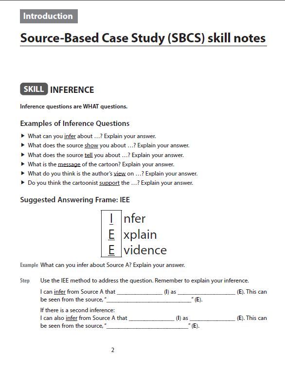 O and N Level Social Studies SBCS & SRQ Guide Book 1