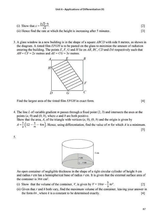 Key Guide A-Level H1 Mathematics