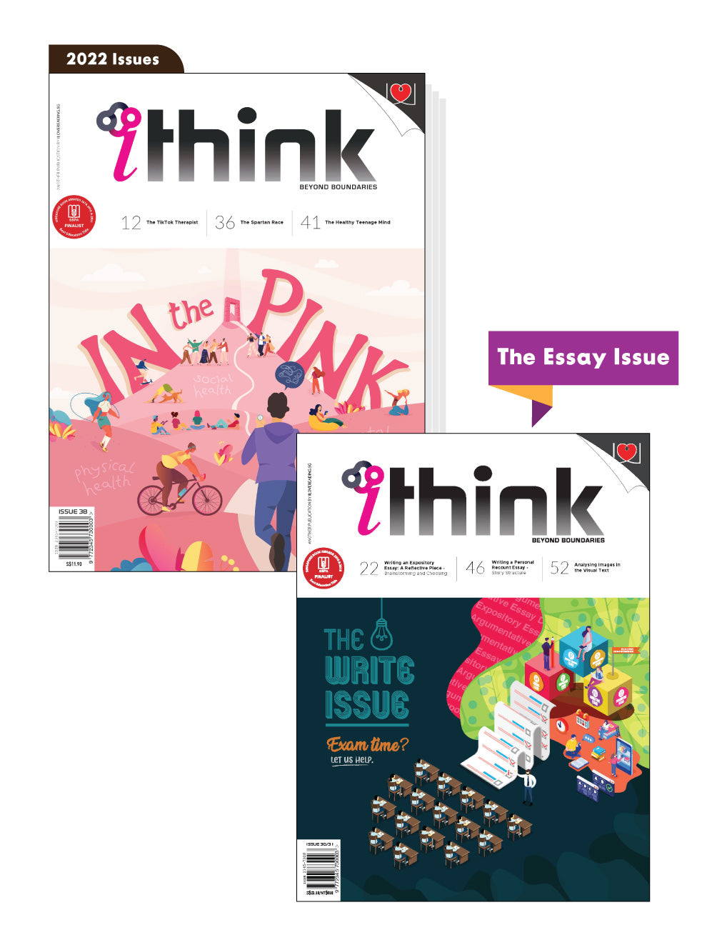 iThink Magazine 2022 + iThink Write Issue 2020: 3 single issues + 2 do