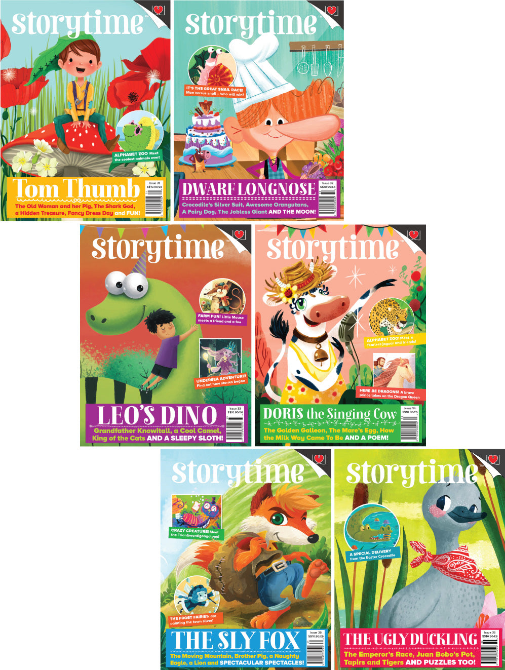 2022 Storytime Magazines: 6 issues (for 8+ y/o)