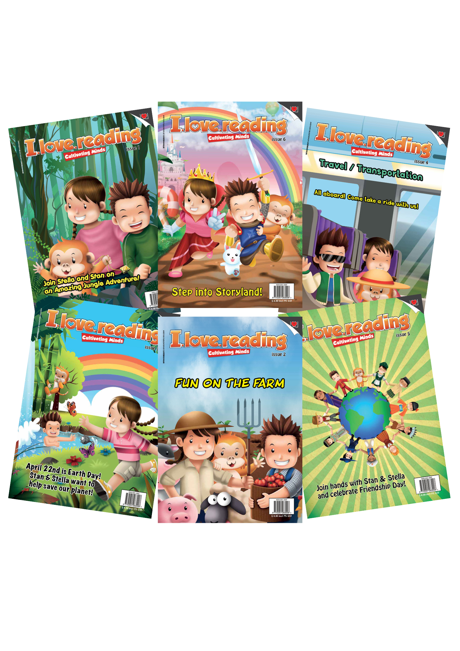 iLoveReading Series: 12 issues (for 7+ y/o)