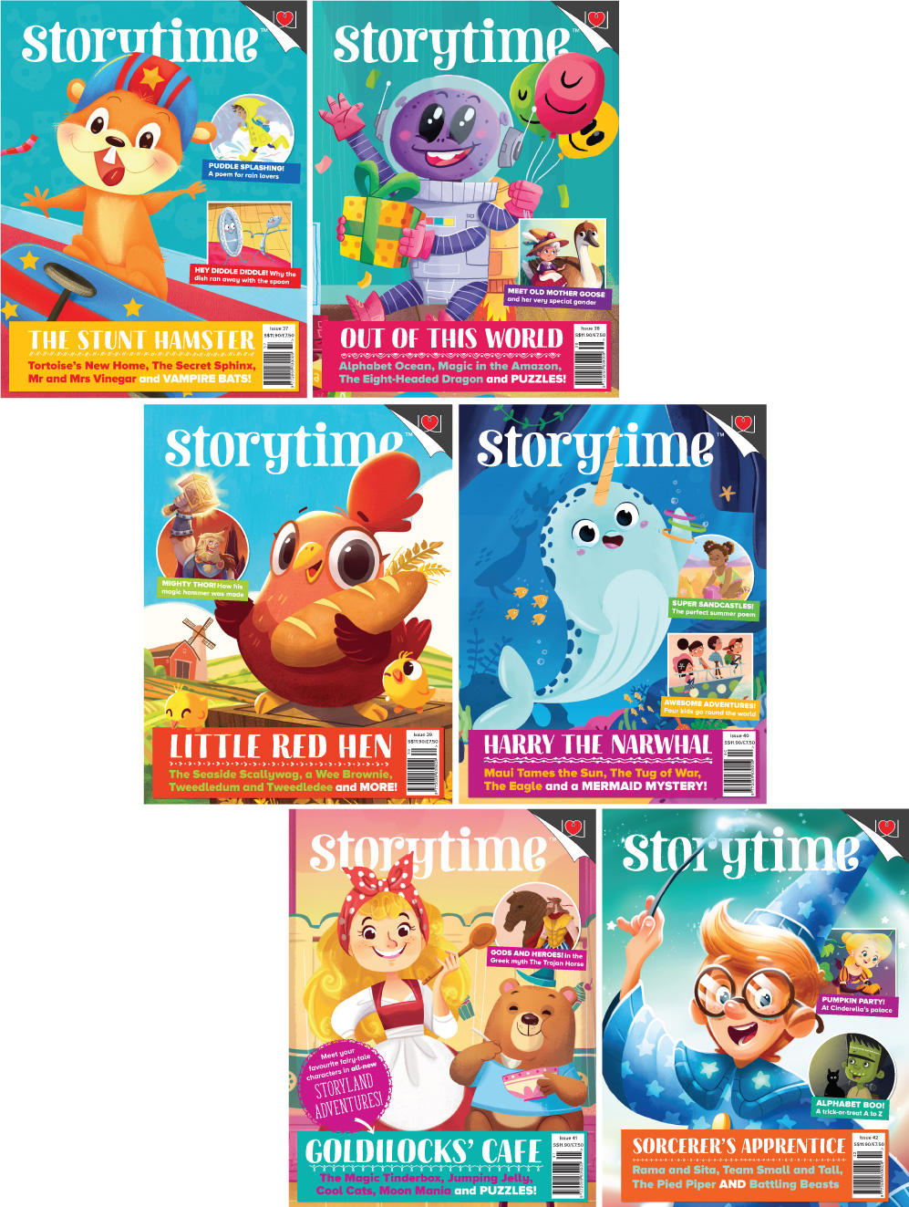 [PRE-ORDER] 2023 Storytime Magazines: 6 issues (for 8+ y/o)