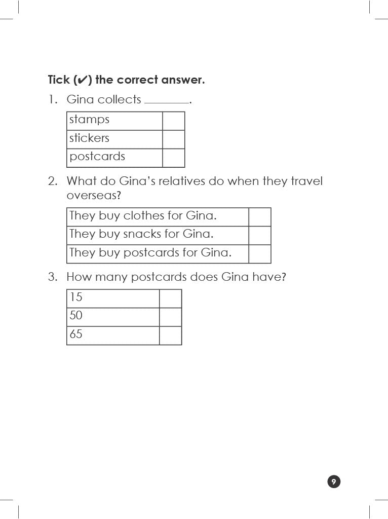 K2 to P1 English Comprehension Practice Book 2