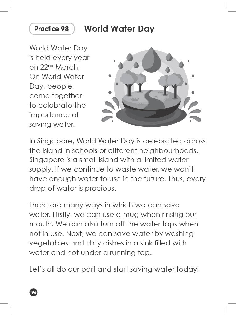 K2 to P1 English Comprehension Practice Book 2