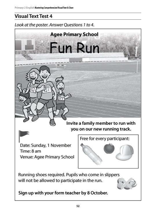 Primary 2 English: Mastering Comprehension Visual Text and Cloze