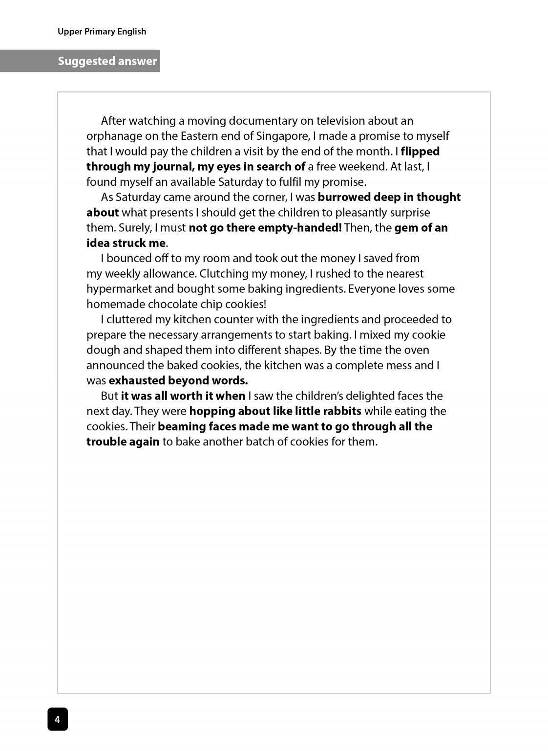 Upper Primary English Continuous Writing With Model Answers Book 2