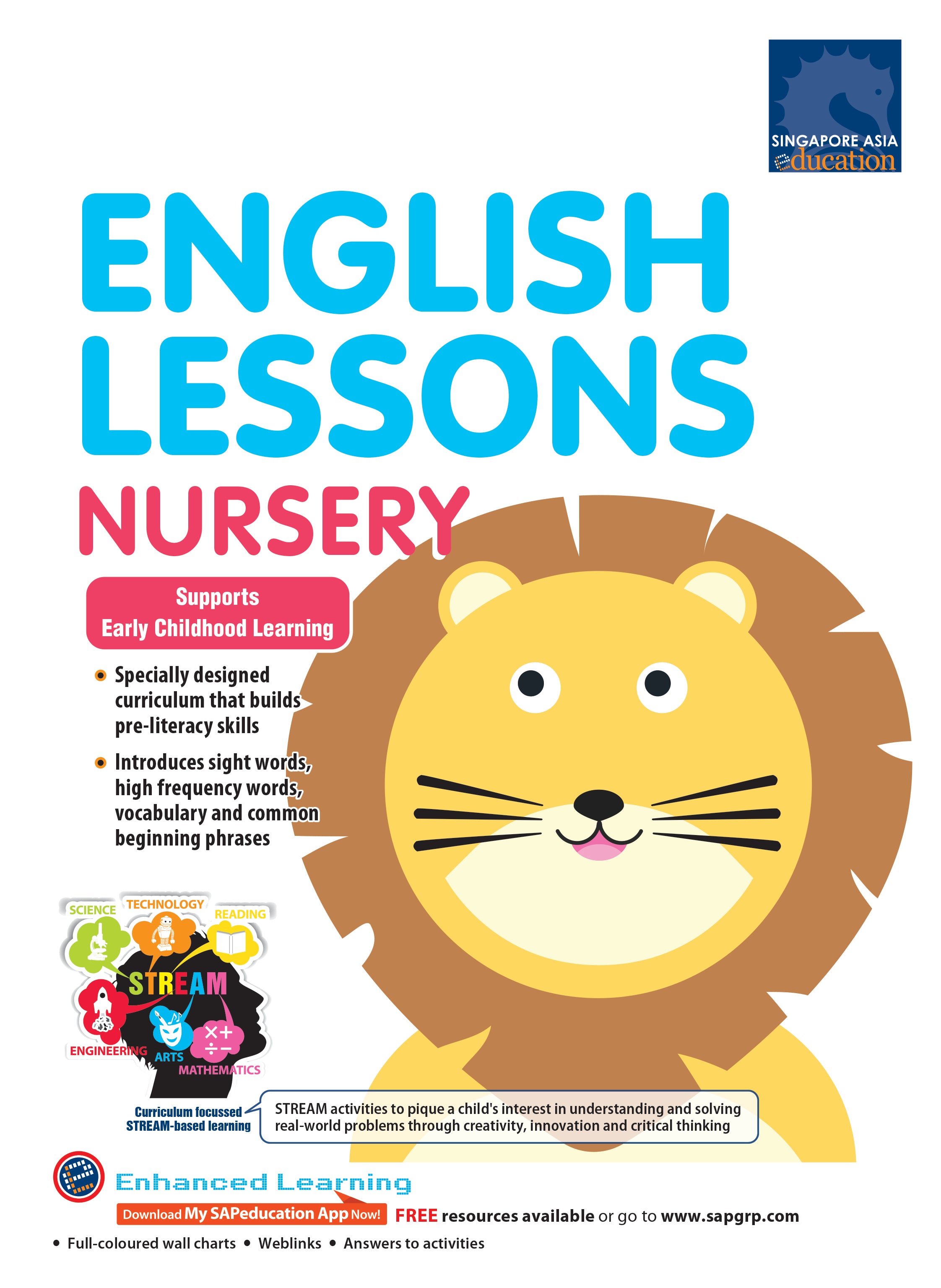 English Lesson & Maths Lesson Series - Nursery Set