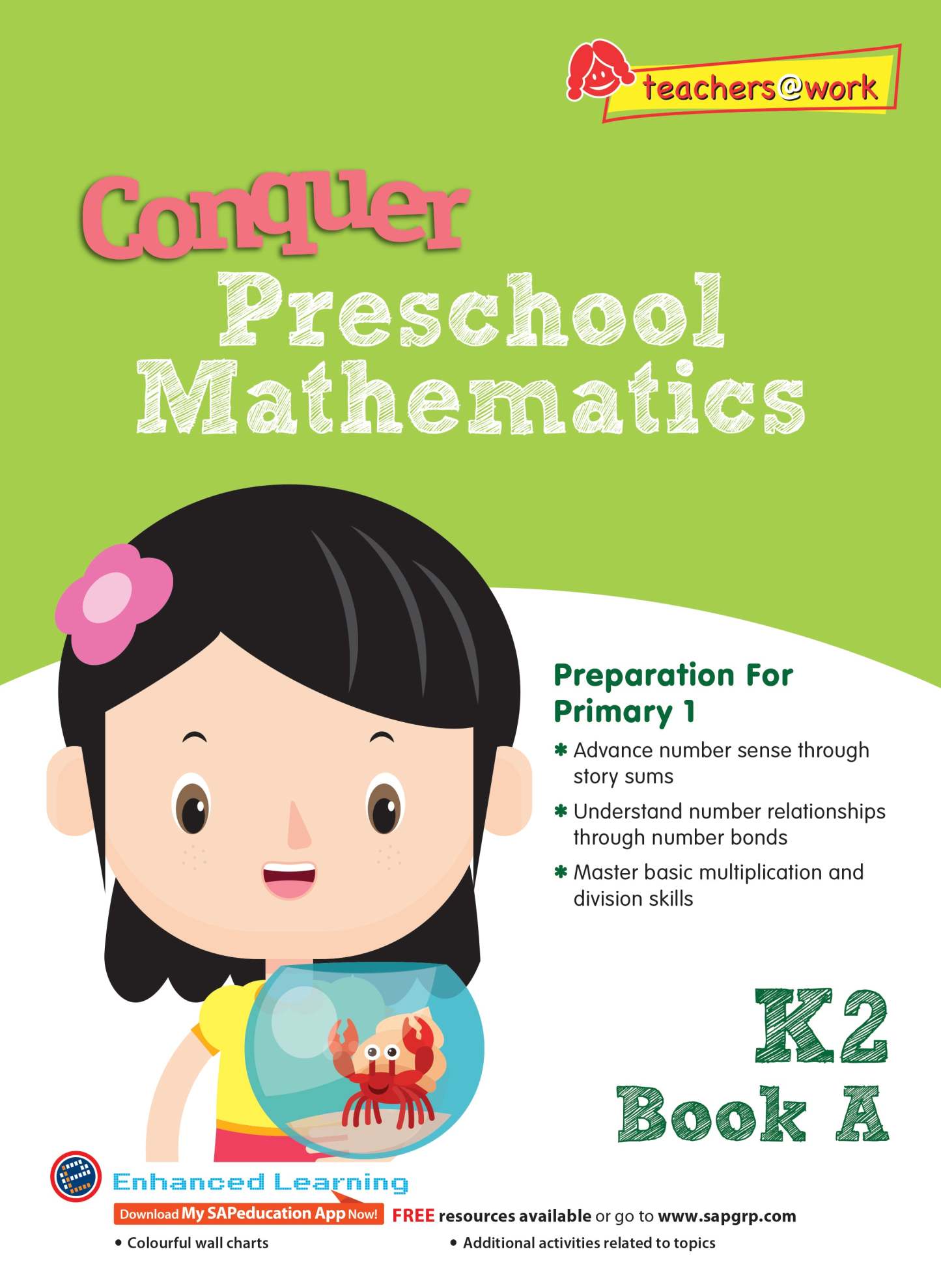 Conquer Preschool English & Maths Series - K2 Set