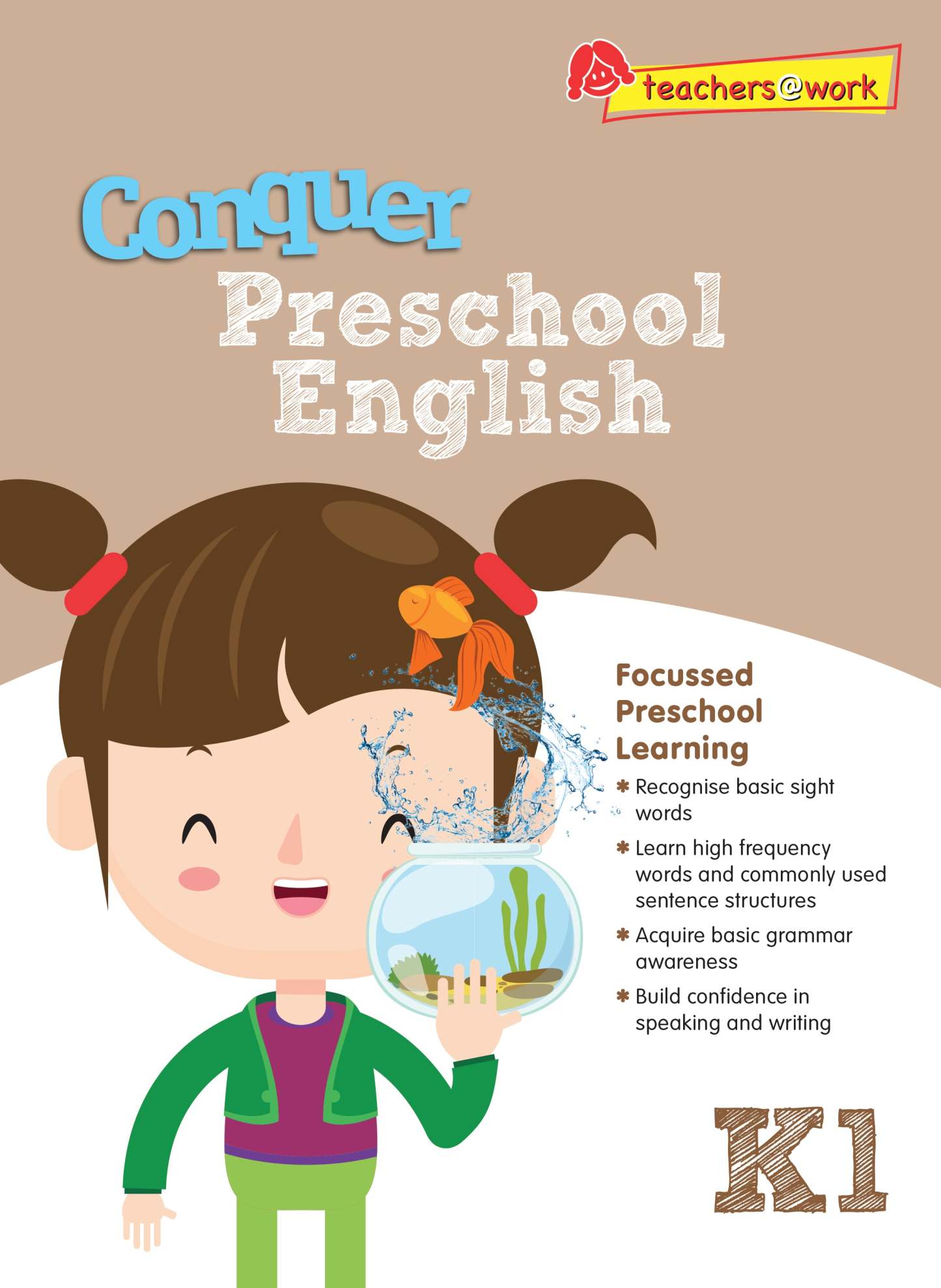 Conquer Preschool English & Maths Series - K1 Set