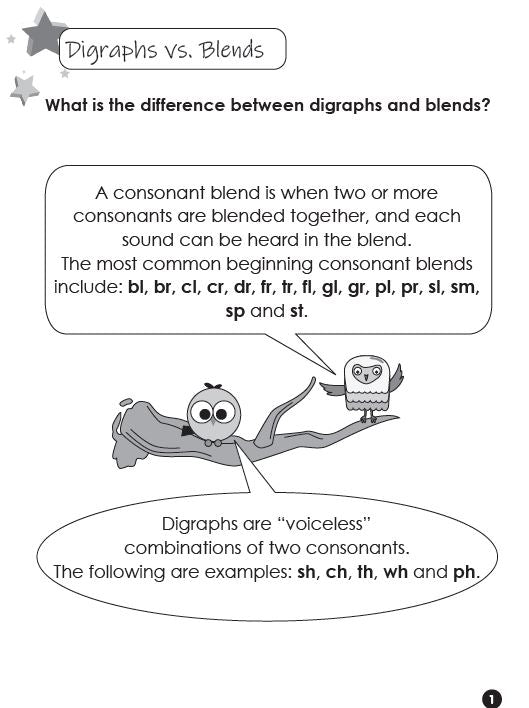 Fun Learning Phonics Level 3  Digraphs vs. Blends