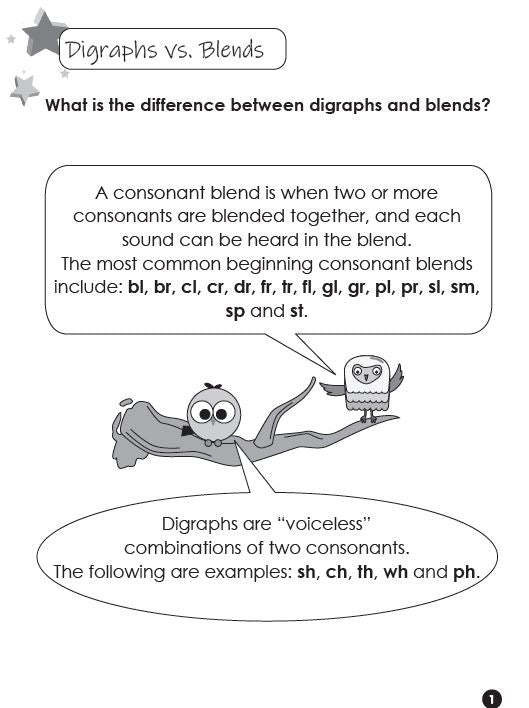 Fun Learning Phonics Level 3  Digraphs vs. Blends