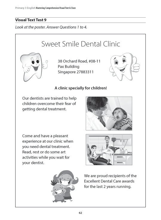 Primary 3 English: Mastering Comprehension Visual Text and Cloze