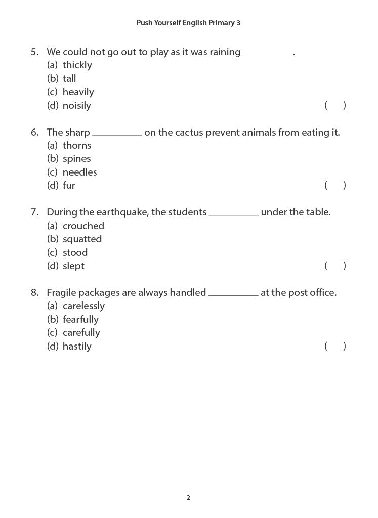 Push Yourself English Primary 3