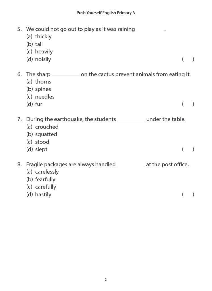 Push Yourself English Primary 3