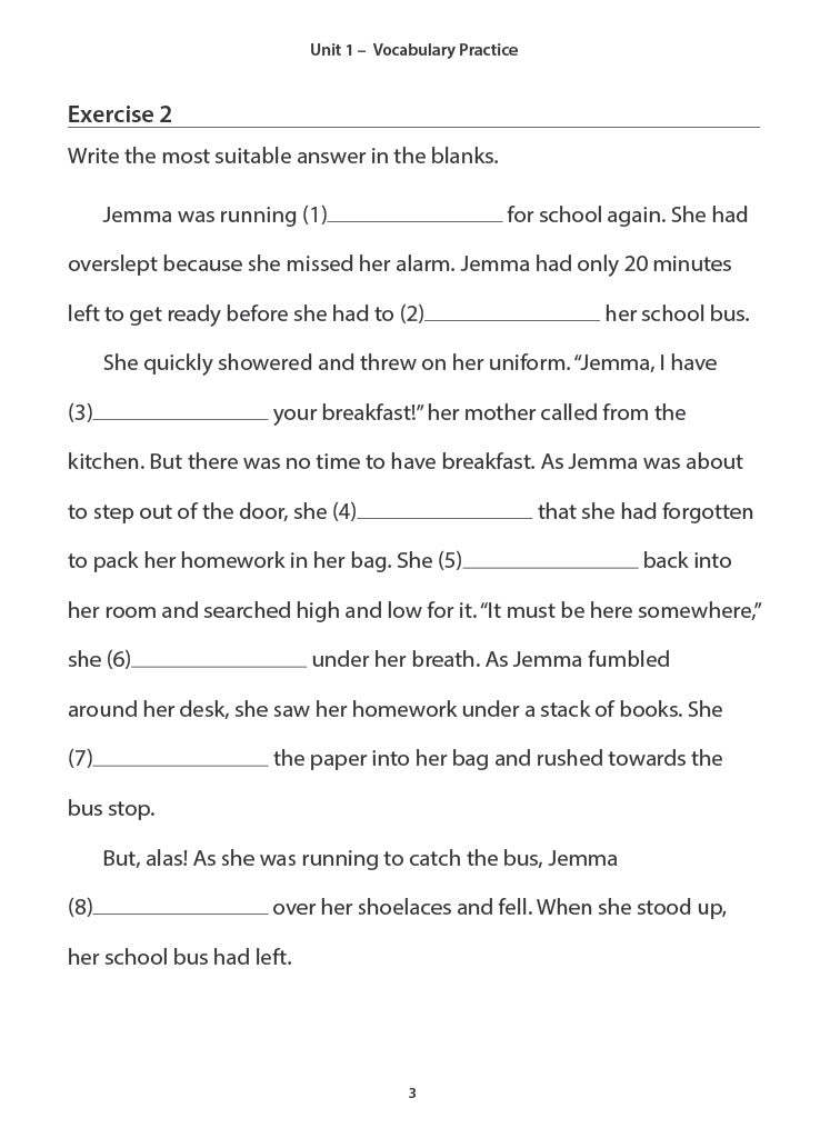 Push Yourself English Primary 3