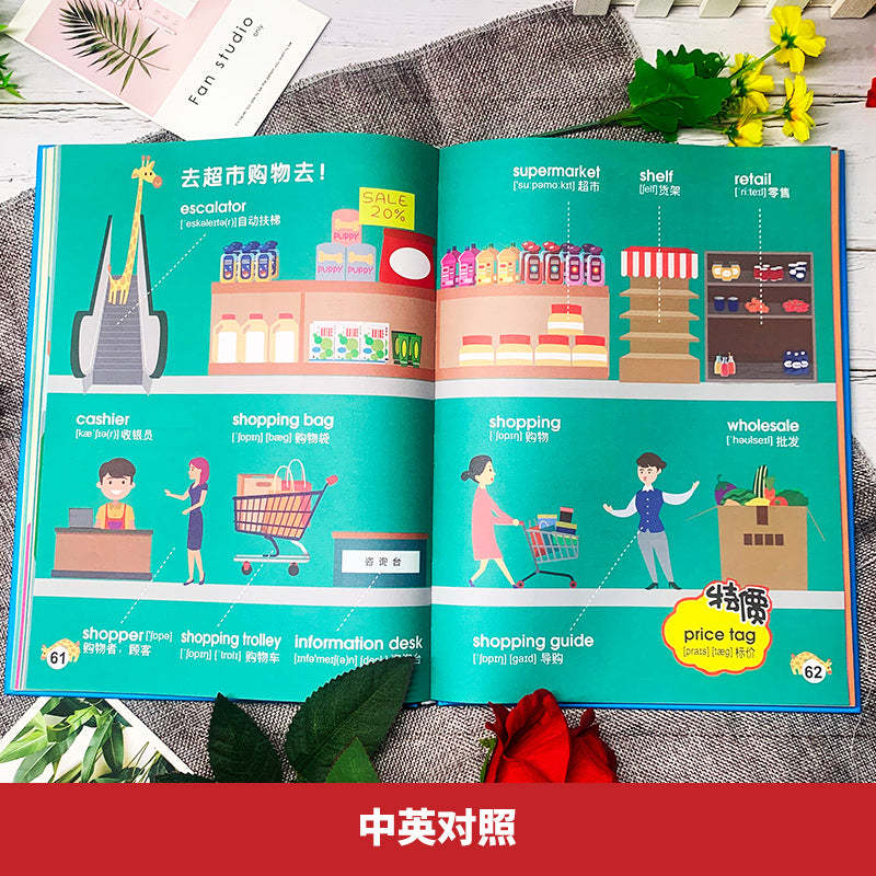 儿童英语单词大书 1000