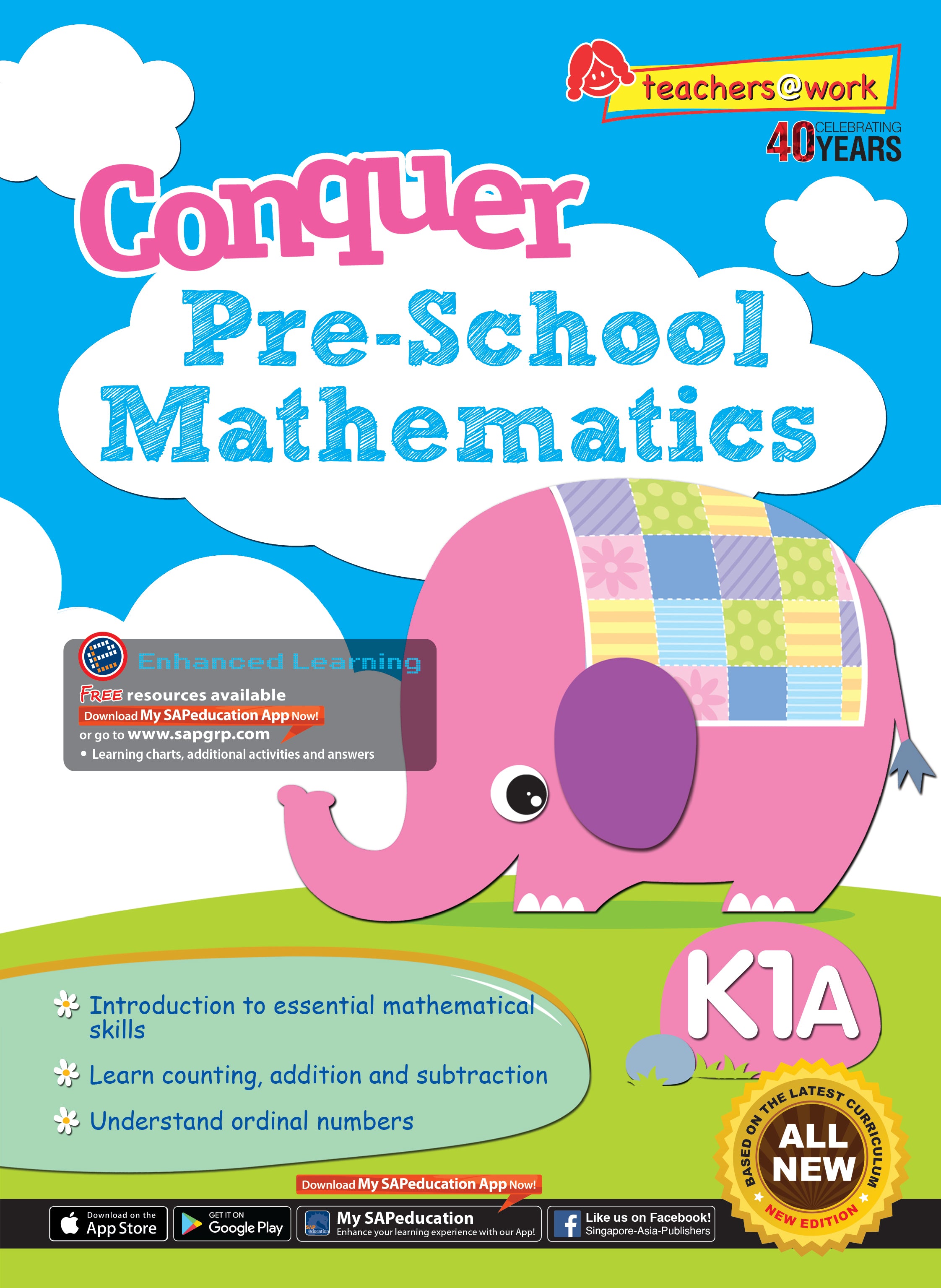 Conquer Preschool English & Maths Series - K1 Set