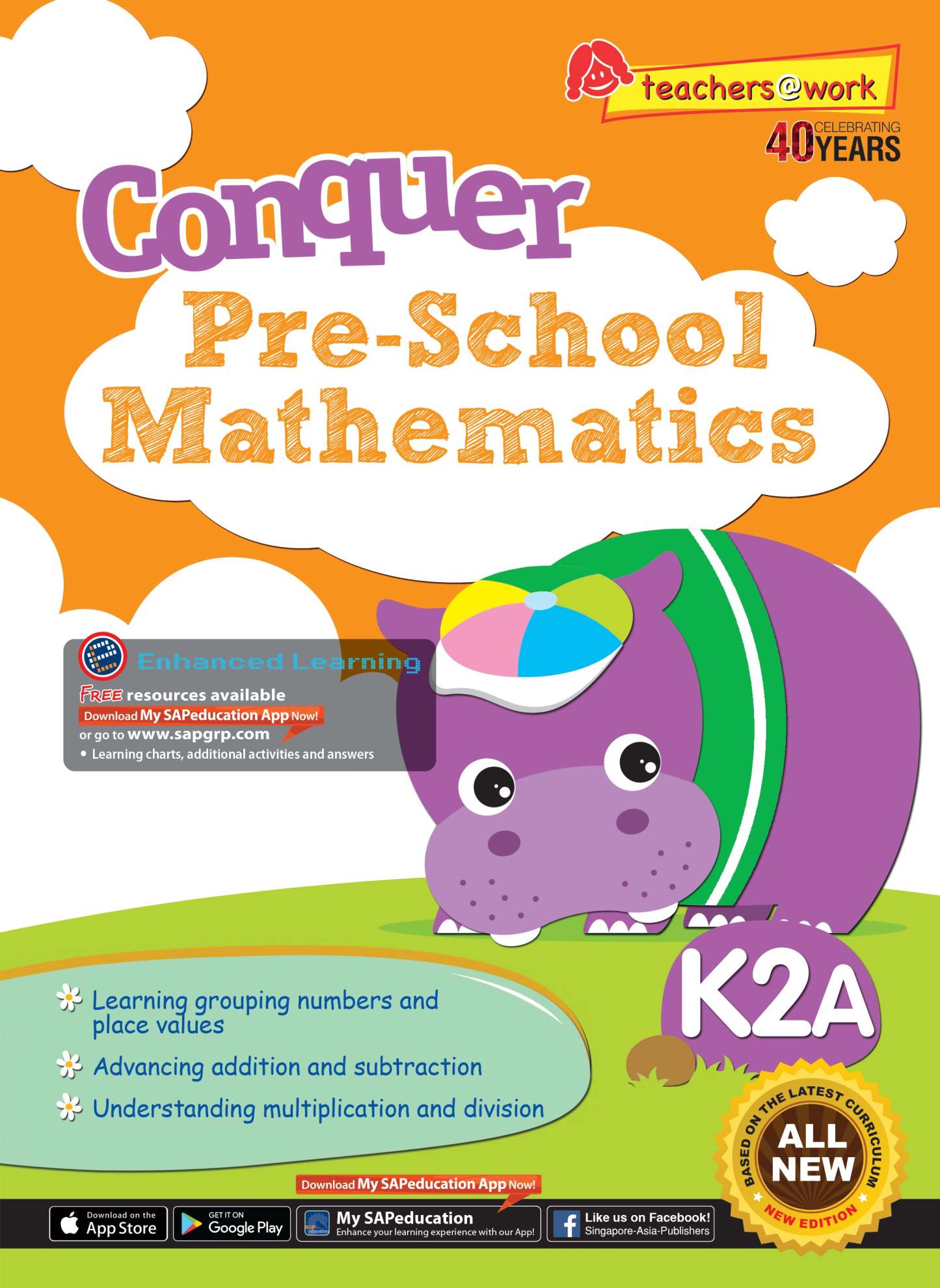 Conquer Preschool English & Maths Series - K2 Set