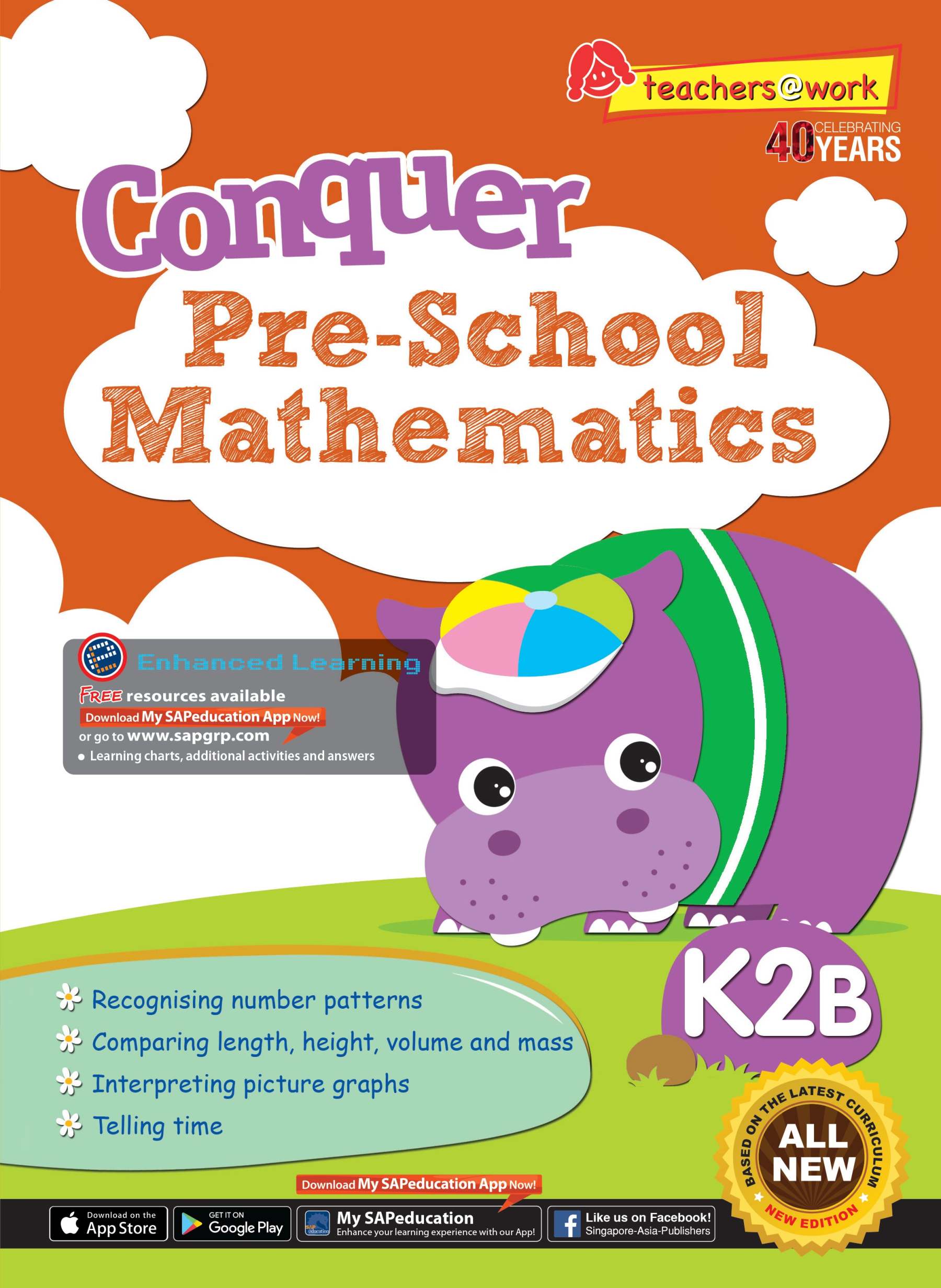 Conquer Preschool English & Maths Series - K2 Set